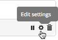 Icons allow you to pause (or resume), edit or delete a content platform