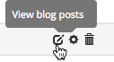 Click the icon provided to view the associated blog posts
