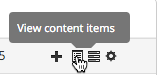 You can view content items published to the Content Source