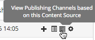 Click to view Publishing Channels that have the Content Source set
