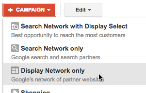 Start an opt-in retargeting campaign via Google's Display Network