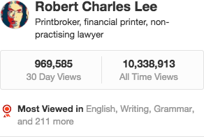Robert Charles Lee's profile on Quora