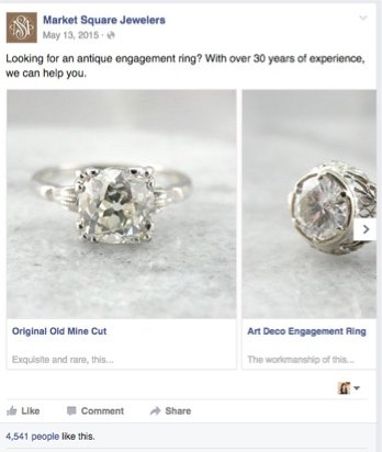 Example of a successful Facebook ad